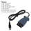 Interfaccia USB K+DCAN OBD2 Strumento 1,5 m Custodia in ABS Nera 4