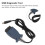 Interfaccia USB K+DCAN OBD2 Strumento 1,5 m Custodia in ABS Nera 11