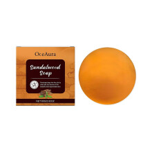 OceAura Sandalwood Oil Control Bath Soap, Gently Cleans And Nourishes The Skin with A Fragrant Rich Foam Oil Control Bath Soap