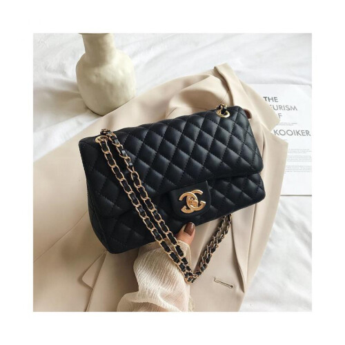 (Black) temperament single shoulder crossbody bag