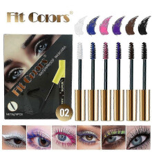 (B) 6 Colors Waterproof Mascara Set, Long Lasting Mascara Volume and Length, Highly Pigmented Colorful Mascara Eye Makeup Kit for Cosplay