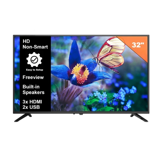 NEW 32 Inch HD TV Built-in Freeview DVB-T2 HDMI