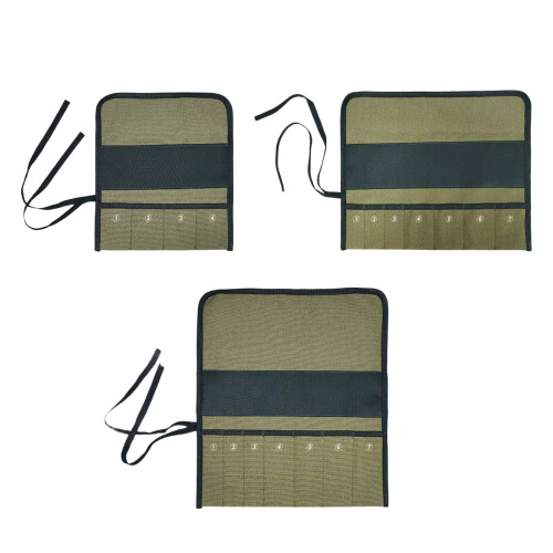 Water resistant Fabric Tool Roll Pouch Foldable Portable-S 2