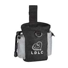 (black) Portable Pet Training Waist Bag for On-the-Go Dog Owners