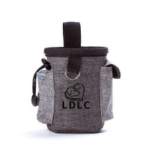 (brownish grey) Portable Pet Training Waist Bag for On-the-Go Dog Owners