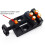 Mini Drill Press Vise Clamp Orange Black 6