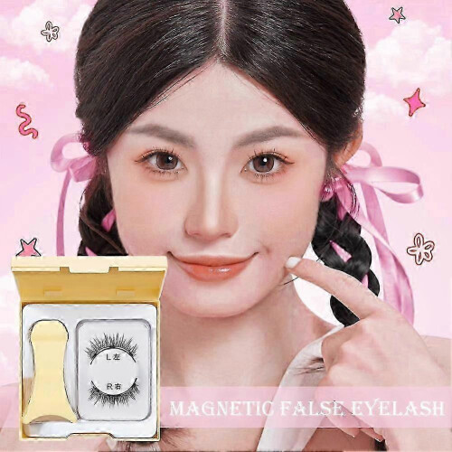 (A) False Eyelashes Natural-Looking Lashes Breathable Long-Lasting Reusable 1