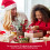Mini Tabletop Christmas Tree with Ornaments, Red 3