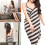 Open Back Bath Towel Robe Adjustable Shoulder Straps-White 4