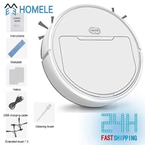 (009 white) Intelligent Sweeping Robot Automatic Cleaning Machine Appliance Vacuum Cleaner Portable Automatic Vacuum 1