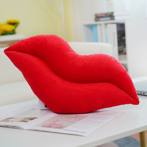 Creative Lip Design Plushie Throw Pillow Soft Filling-R 65cm 2