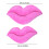 Creative Lip Design Plushie Throw Pillow Soft Filling-R 65cm 4