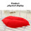 Creative Lip Design Plushie Throw Pillow Soft Filling-R 65cm 6