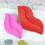 Creative Lip Design Plushie Throw Pillow Soft Filling-R 65cm 7