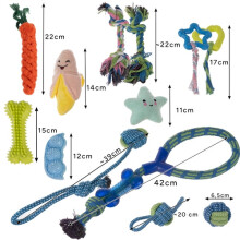 Hundekauspielzeug, Zerrspielzeug - Set 25384