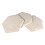 4Pieces Textured Resin Stepping Stones for-  Light Yellow 7