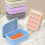Water Resistant Soap Organizers With Nonslip Base Draining-Blue 7