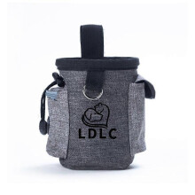 (grey) Portable Pet Training Waist Bag for On-the-Go Dog Owners
