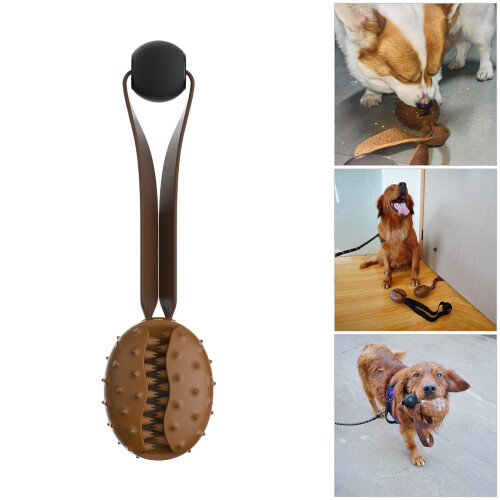 Jouet interactif à mâcher pour chien avec distributeur de 1