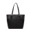 (Black) Laser Cut Out Tote Shopper Bag 5
