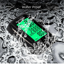 Bicycle Computer Wired Speedometer Bike USB Luminous LCD Rechargeable Odometer for Road Mountain Bike Cycling Speed Counter