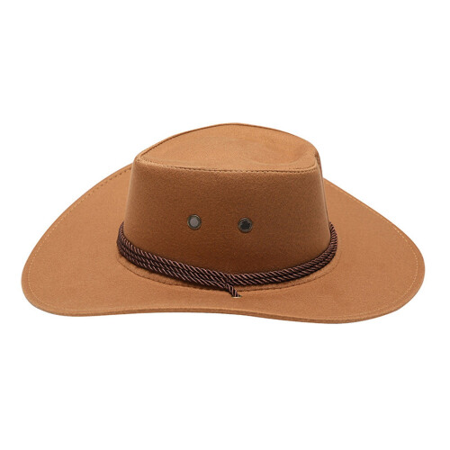 Stråcowboyhat til mænd og kvinder, bred skygge, justerbar 2
