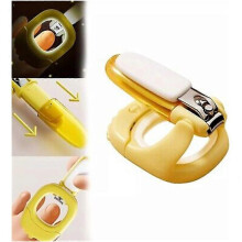 3-in-1 Nail Clipper with Fold-Away Magnifier,Led Light and Splatter Proof Case