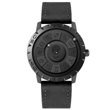 Magnetic Roller Mens Personalized Creative Watch Trendy Black Technology Cool Concept Borderless Design Watch