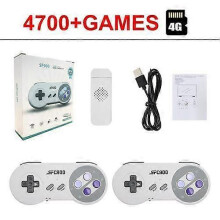 SF900 Wireless Console for Sega Genesis Game HD Family SFC TV Game Console Double Wireless Game Console Built-in 4700+ Games