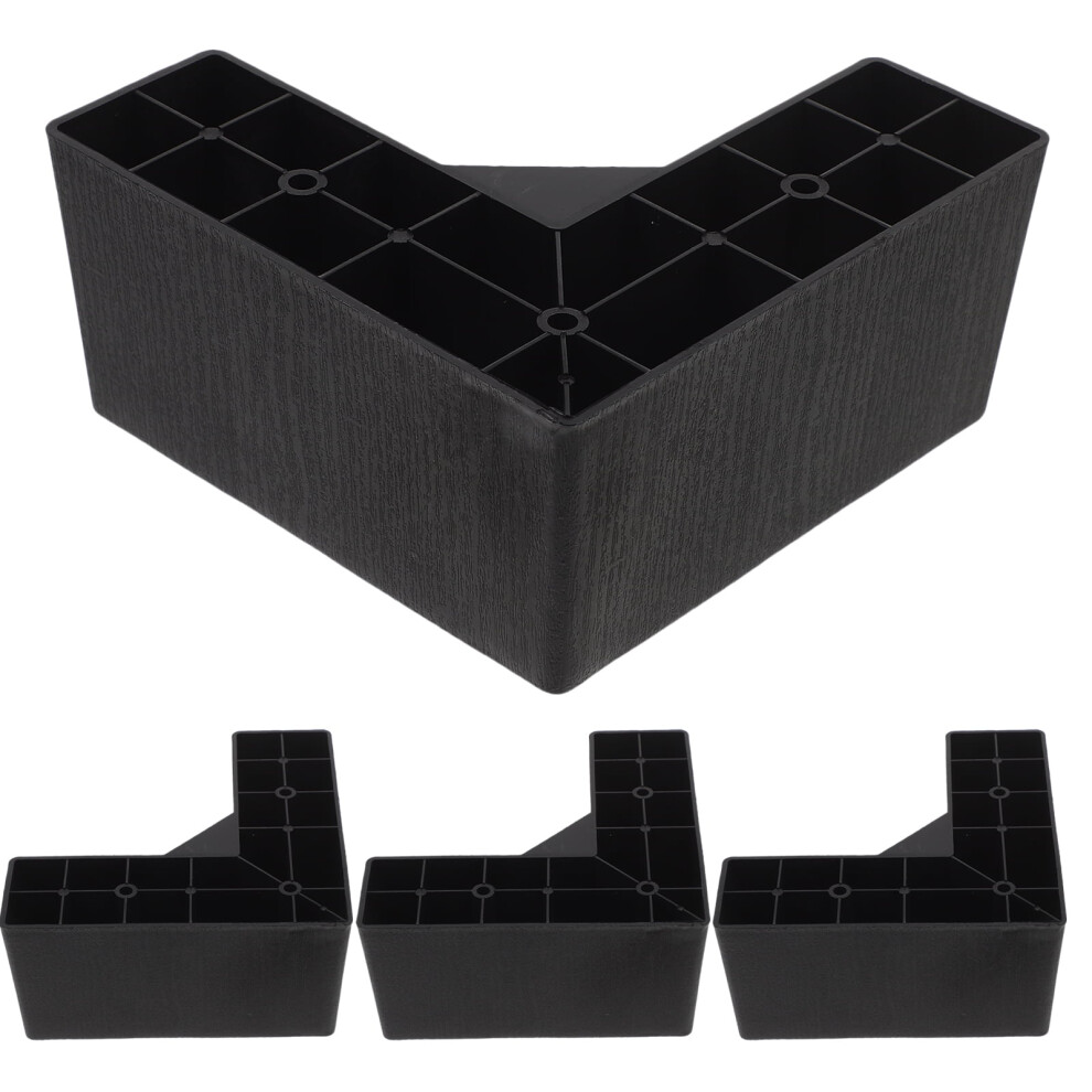 4Pcs Plastic L-Shaped Furniture Risers 9104899441492