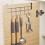 Over Door Hooks Stainless Steel 5 Hook 9.7 in 3