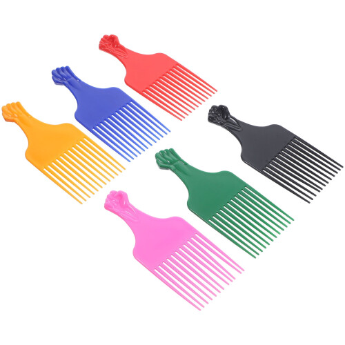Set de 6 piepteni de păr din plastic durabil