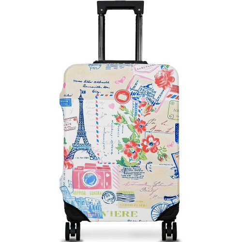 Luggage Cover for 18–20 Inch Suitcase, Elastic Polyester