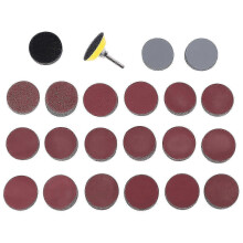 200Pcs 50mm 2 Inch Sander Disc Sanding Discs 80-3000 Grit Paper with 1Inch