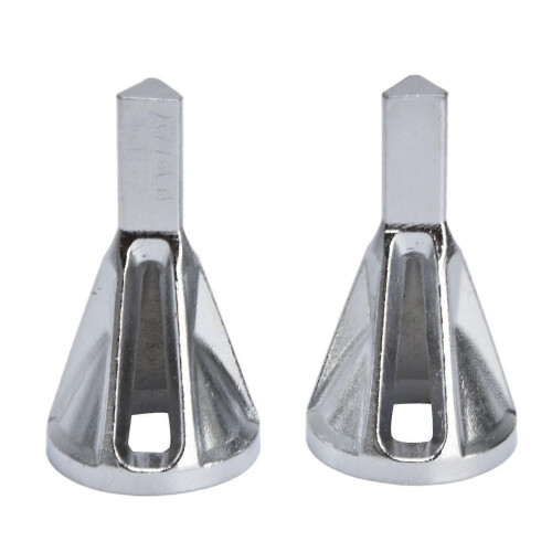 2pcs Deburring Chamfering Device Triangular Handle Deburring External Drill for Stainless Steel Copper Brass Aluminum 1