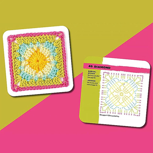 Granny Square Hæklekortsæt – 50Designs 1
