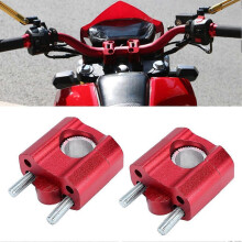 2 Stück Motorrad-Modifikationszubehör Lenkerendstopfen für Lenker mit 22 mm Durchmesser (Silber)