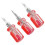 Red Cross & Flat Head Screwdriver Set, 3-Piece 4