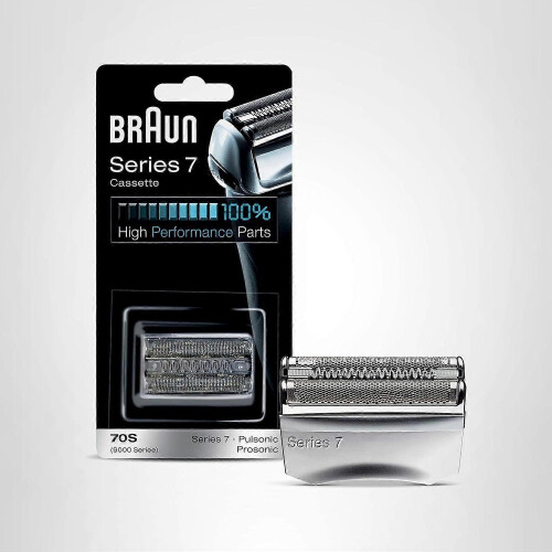 Braun Series 7 70S Electric Shaver Head Replacement Cassette  Silver
