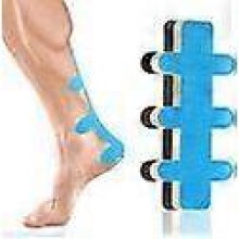 Kinesiology Tape for Achilles Tendon, 10 Pieces Pre-Cut Achilles Tendon Tape