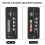 02EBT-DX Car Vehicle Hands free Call Decoder Board Bluetooth Remote Control (Black) 5