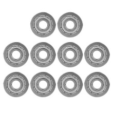 10 Stück F695ZZ doppelt abgedichtete Miniatur-Flanschkugellager 5x13x4 mm