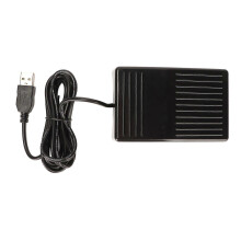 USB Foot Switch Pedal Mechanical Switch Multifunctional Single Foot Switch Pedal with 2 Meters Cable for Computer