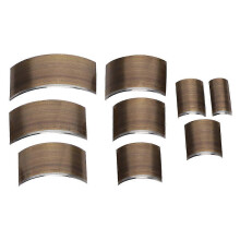 Leather V Shape Punch DIY Tool Tail Cut Puncher Round Belt Perforated Accessory Set9 x A30 Shallow Semicircle