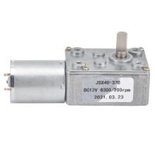 Schneckengetriebemotor JSX40370, selbsthemmend, 12 V Gleichstrom, 200 U/min, Drehzahlreduzierung, elektrischer Getriebemotor