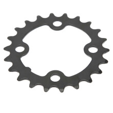 22T Fahrrad-Kettenblatt für 8-, 9- und 10-fach Kurbeln, Kohlenstoffstahl, Ersatzkettenblatt, 64 mm Lochkreis
