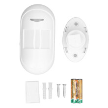 Deuralarmsensor, raamalarm, huisbeveiligingsalarm, binnensensor, bewegingsmelder, infrarood detector, USB oplaadbaar