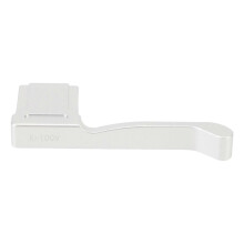 Camera Thumb Up Grip Aluminum Alloy Easy Assembly Hot Shoe Mount Thumb Rest for X 100V X 100VI Silver Gray