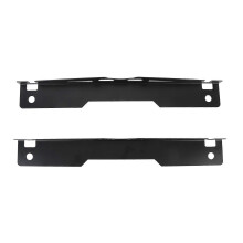 2PCS Wheel Alignment Tool Accurate Measurement Stainless Steel Wheel Alignment Tool with Hanging Holes for Truck SUV Black