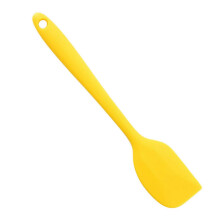 Silicone Spatula Food Grade High Heat Resistant Non Stick Spatula Kitchen Utensils Cookware for Cooking Baking Yellow
